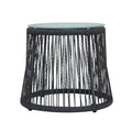 Boho Southport Side Table with Glass Top