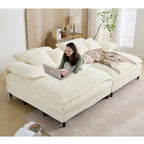 San Jose Four-Position Corduroy Chaise Lounge