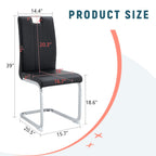 Bow Shaped Chairs, Ergonomic Design, Non Slip Base