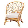 GigaTech Honey Rattan Accent Chair