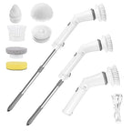 1Set Electric Spin Scrubber Cordless Rechargeable Telescopic Cleaning