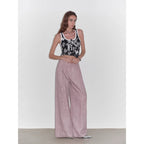 "Light and Shadow Walking" Retro Fashionable Dirty Printed