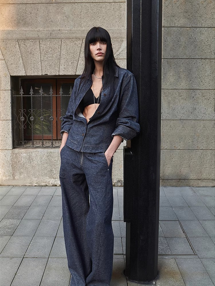 Refreshing breathable twill linen deconstructed silhouette old money