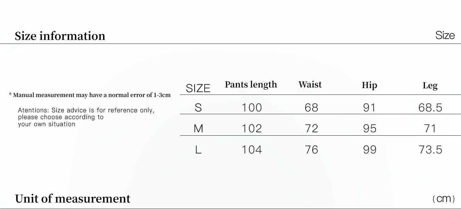 "Leisure Moments" classic low-waisted loose casual straight pants