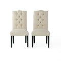 Harding Tufted Dining Chair (Set of 2) - Natural