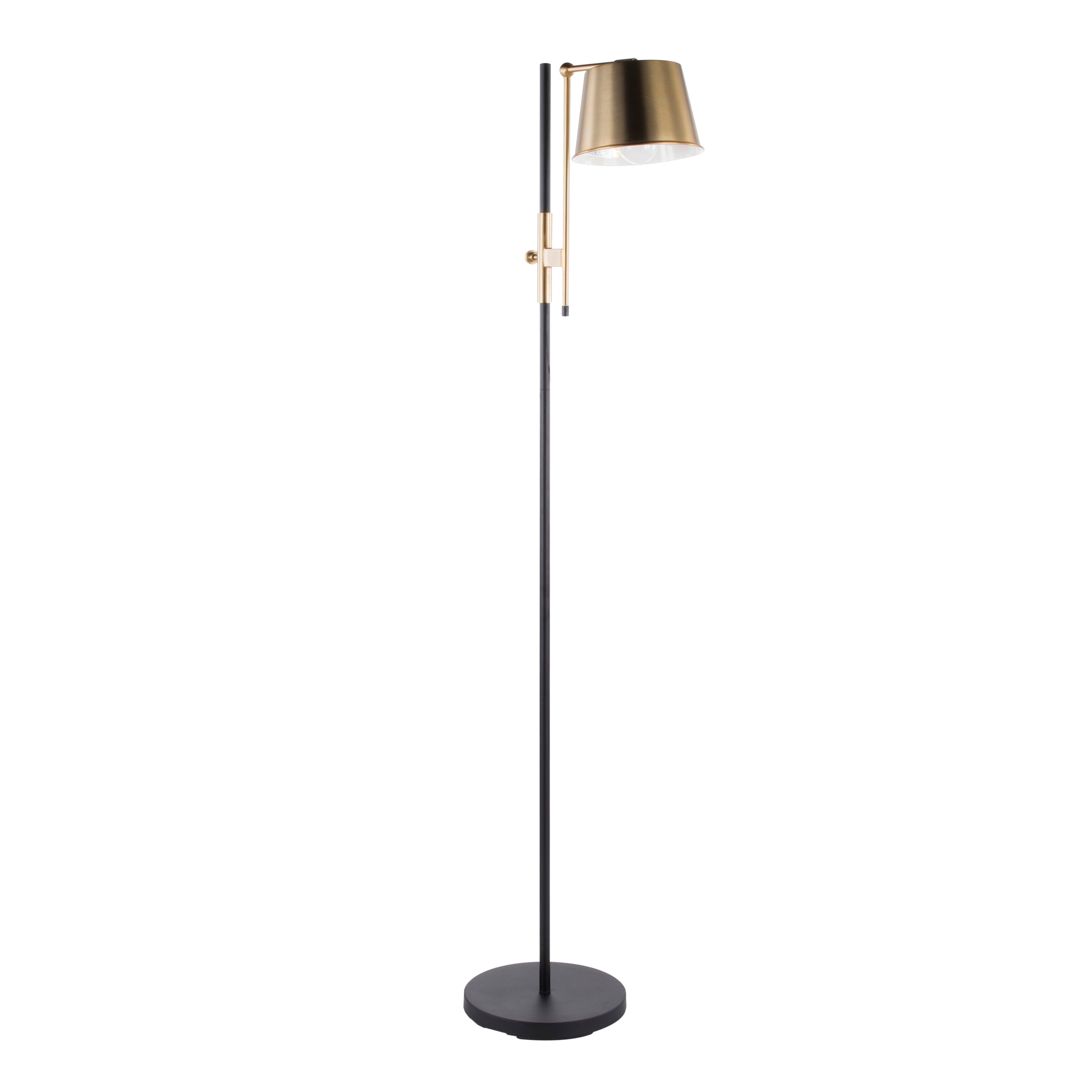 industrial floor lamp black brass Modern Wall Décor