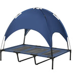 48" x 36" Elevated Portable Dog Cot Cooling Pet Bed with UV Protection
