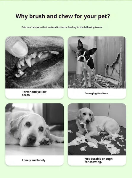 DOG Chew Toys For Teeth Cleaning,Pet Sausage Chew Brush,Pet Chew &