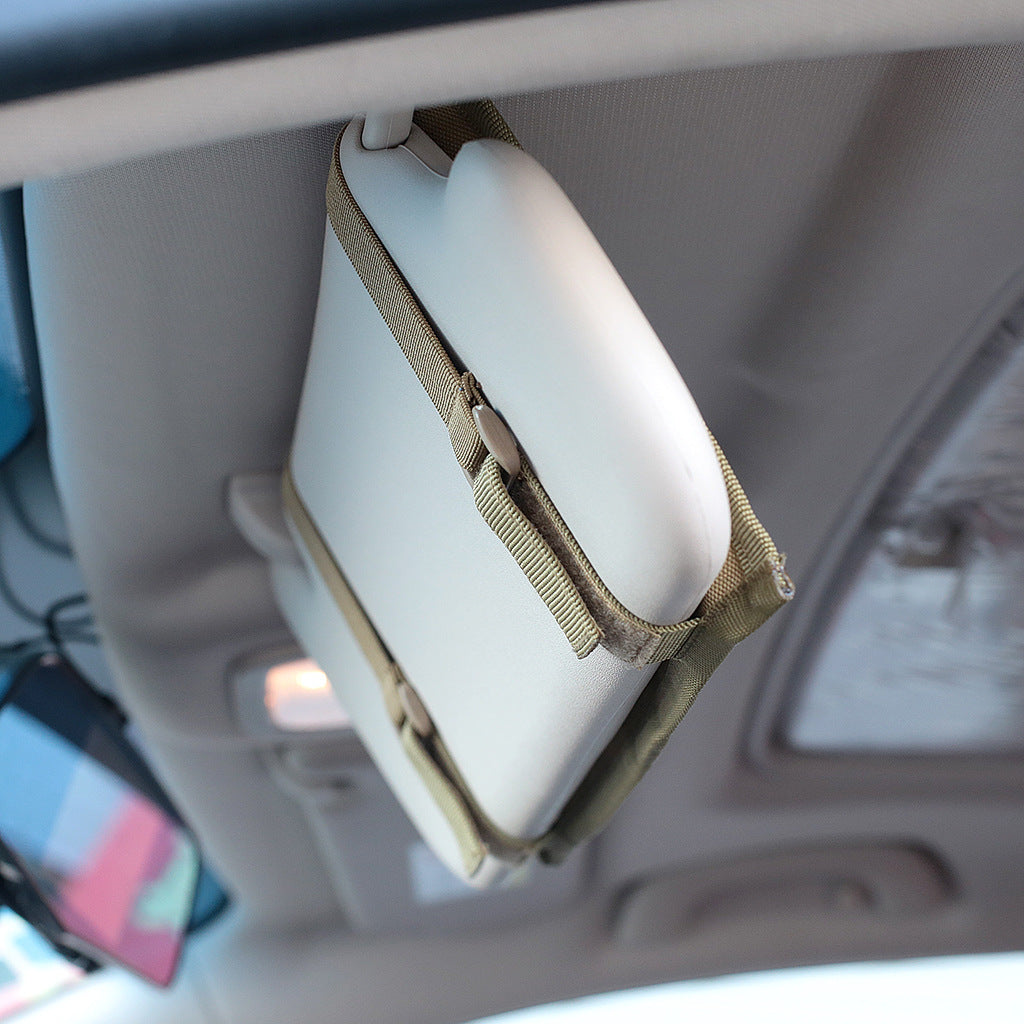 Tactical Vehicle Sun Visor Organizer Panel CD Storage Bag