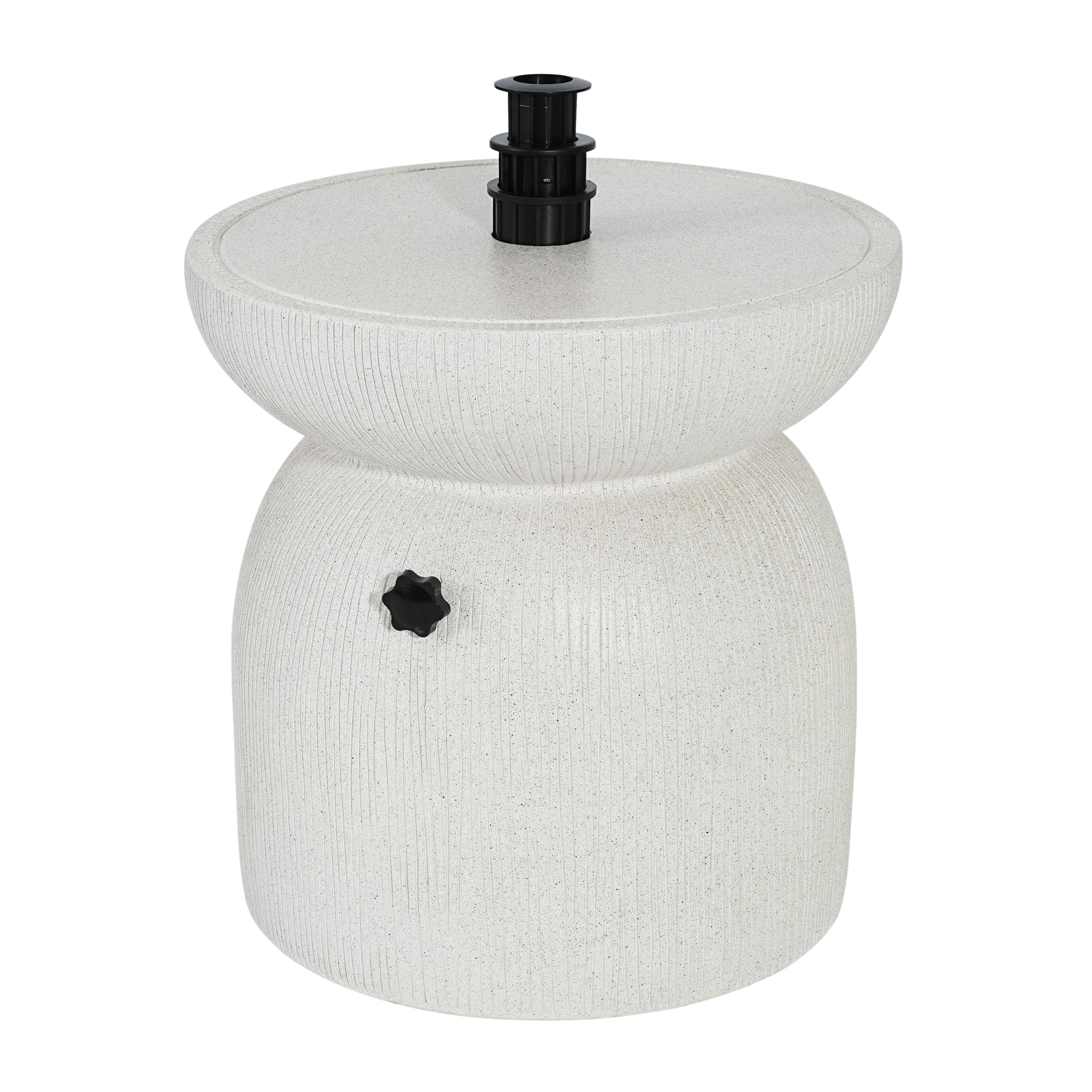 Odelia MGO Outdoor Patio Side Table Umbrella Base