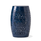 Ruby Side Table Lace Cut Metal End Table for Outdoor & Indoor Use