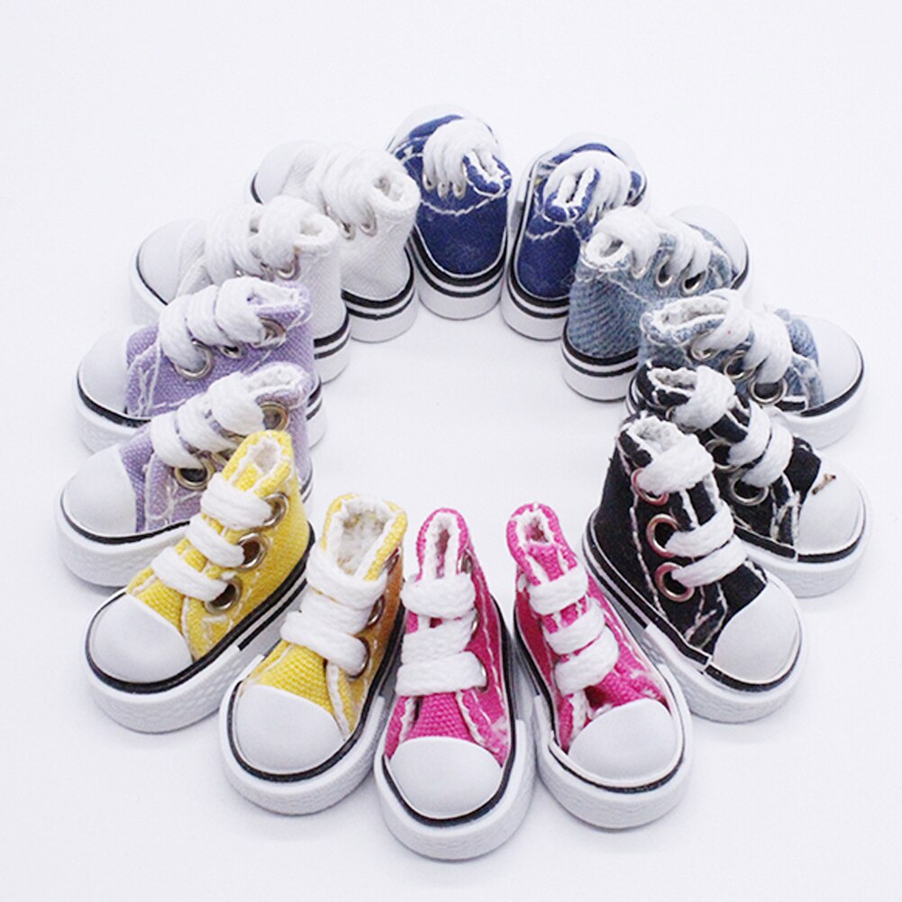 1 Pair Toy Girl Boy Fashion Mini Canvas Gift