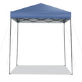 6.6 x 6.6 Feet Outdoor Pop-up Canopy Tent with UPF 50+ Sun Protection-Blue