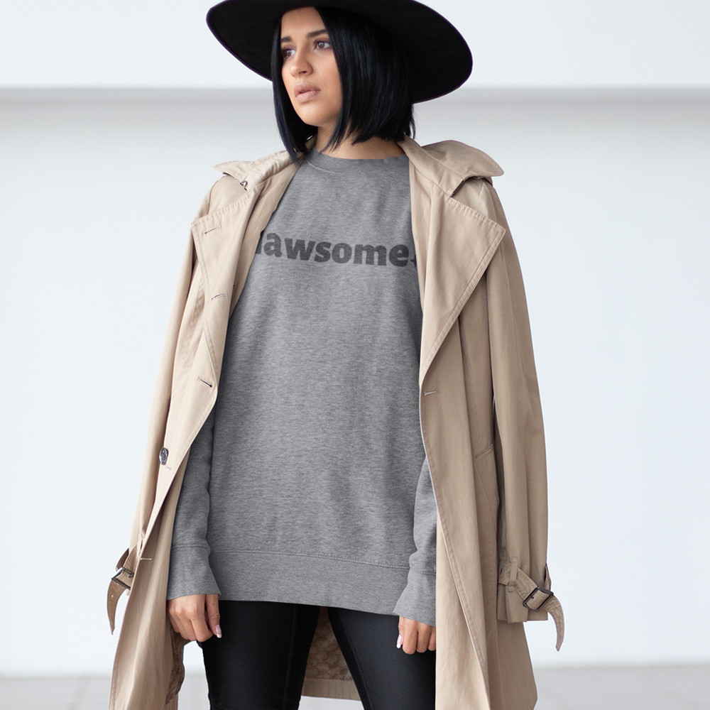 Womens Logo Flawsome Crewneck Sweatshirt