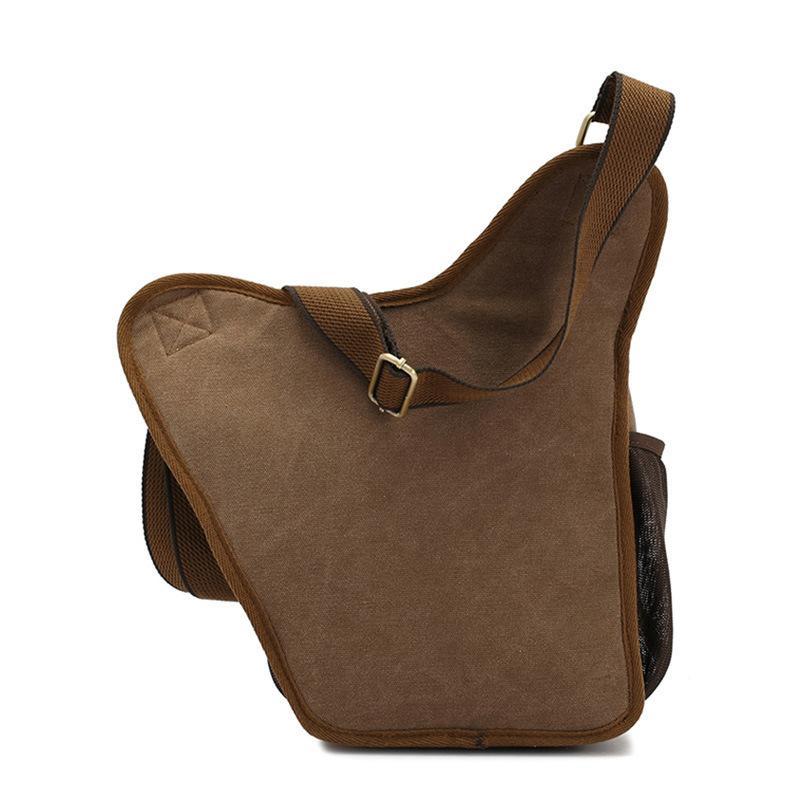 High Quality Canvas Knight Shoulder Bag For Men