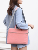 PU Leather Women Laptop Bag Notebook Carrying Case Briefcase For