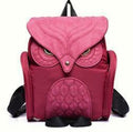 High Quality Cartoon Stitching Owl Shape Backpack