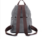 Canvas Fashion Retro Casual College Style Backpack
