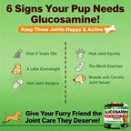 Youmile Hip & Joint Health Supplement For Dogs 120 Chews, Glucosamine