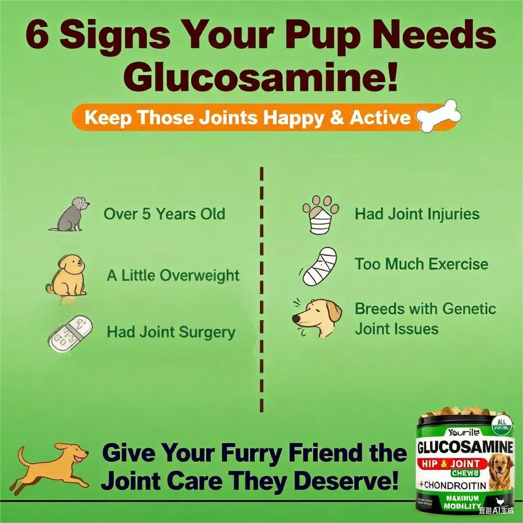Youmile Hip & Joint Health Supplement For Dogs 120 Chews, Glucosamine