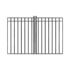 [12-18FT] Heavy-Duty Madrid-Style Premium Steel Dual-Swing Driveway Gate (SAK38546)