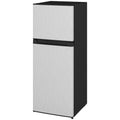 Small Fridge with Freezer, 4 Cu Ft Refrigerator with Reversible Doors,