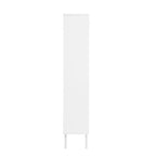 Modern Rattan 3 Door Shoe Rack Cabinet for Entryway