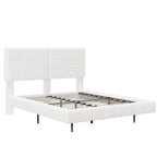 Floating Bed With Light, Soft Touch Surface