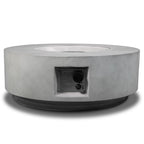 30" Propane Gas Fire Pit Table - Light Gray Concrete