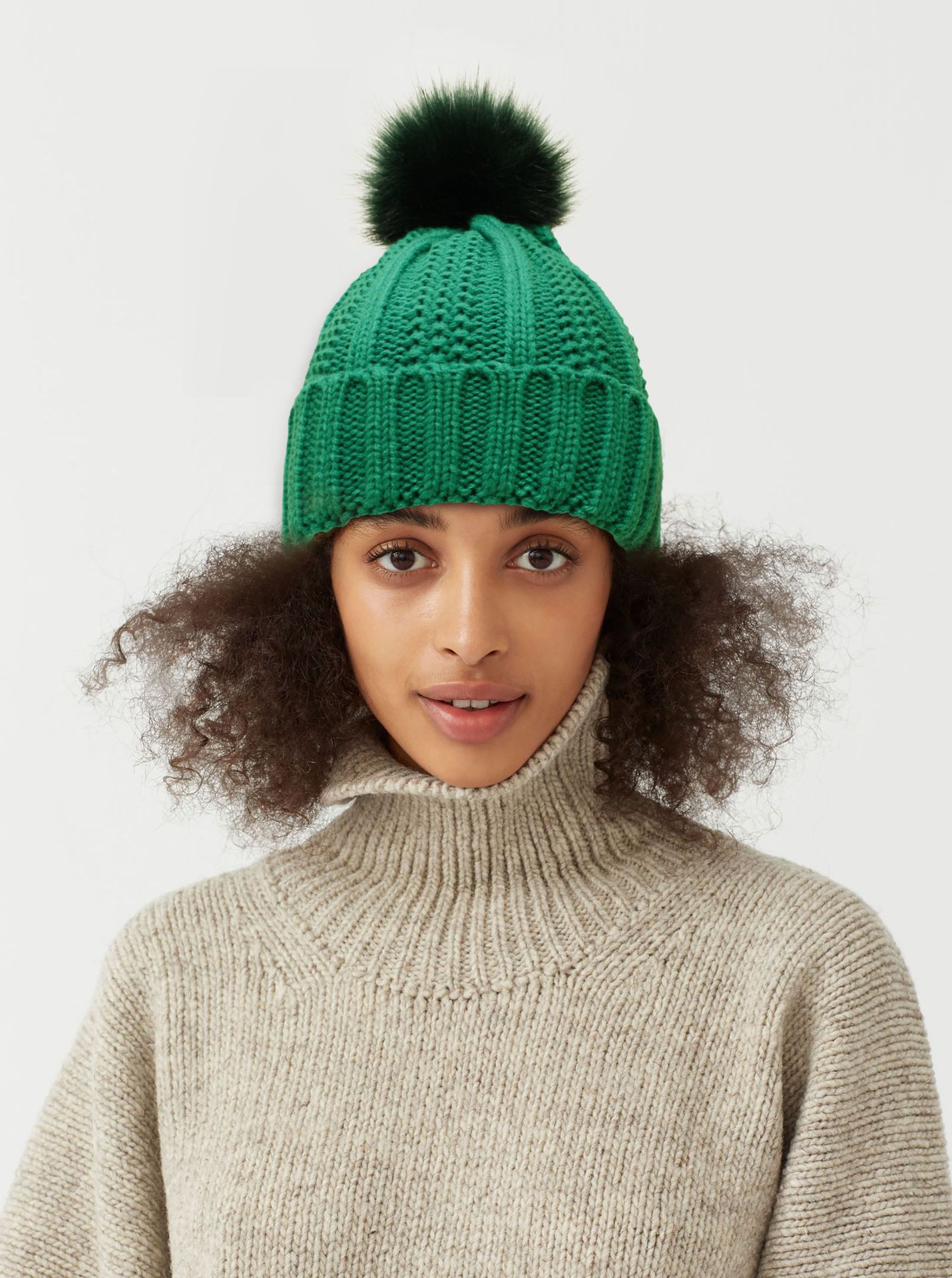 Winter Knitted Hats Fashion Stretchy Lined Skull Hats For Women Faux