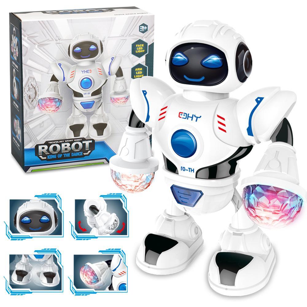 High Quality White Electric Dancing Robot