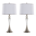 Ashland 28" Contemporary Crystal Table Lamp Set of 2