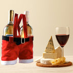 Wool Fabric Merry Christmas Gifts Santa Pants Christmas Candy Gift Bag
