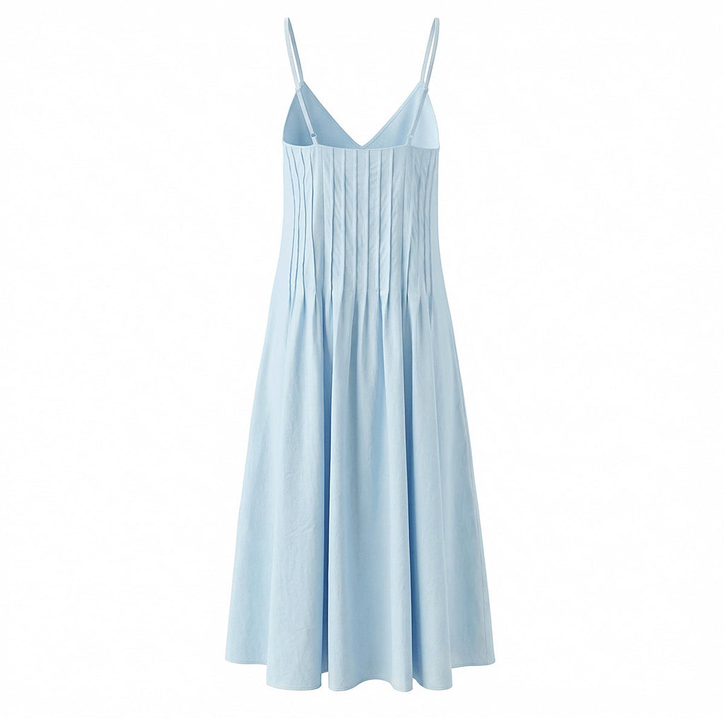 Women Clothing Simple Wear Strap Length Dress .Ships from overseas.