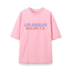 Women Clothing Summer Simple Loose Printed T shirt .Ships from