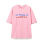 Women Clothing Summer Simple Loose Printed T shirt .Ships from
