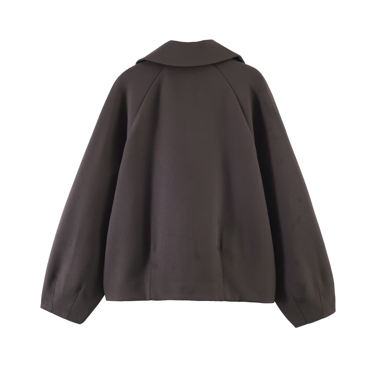 Women Clothing Summer Korean Puff Sleeve Loose Collar Blazer .Ships
