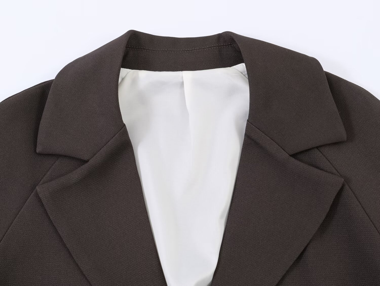 Women Clothing Summer Korean Puff Sleeve Loose Collar Blazer .Ships