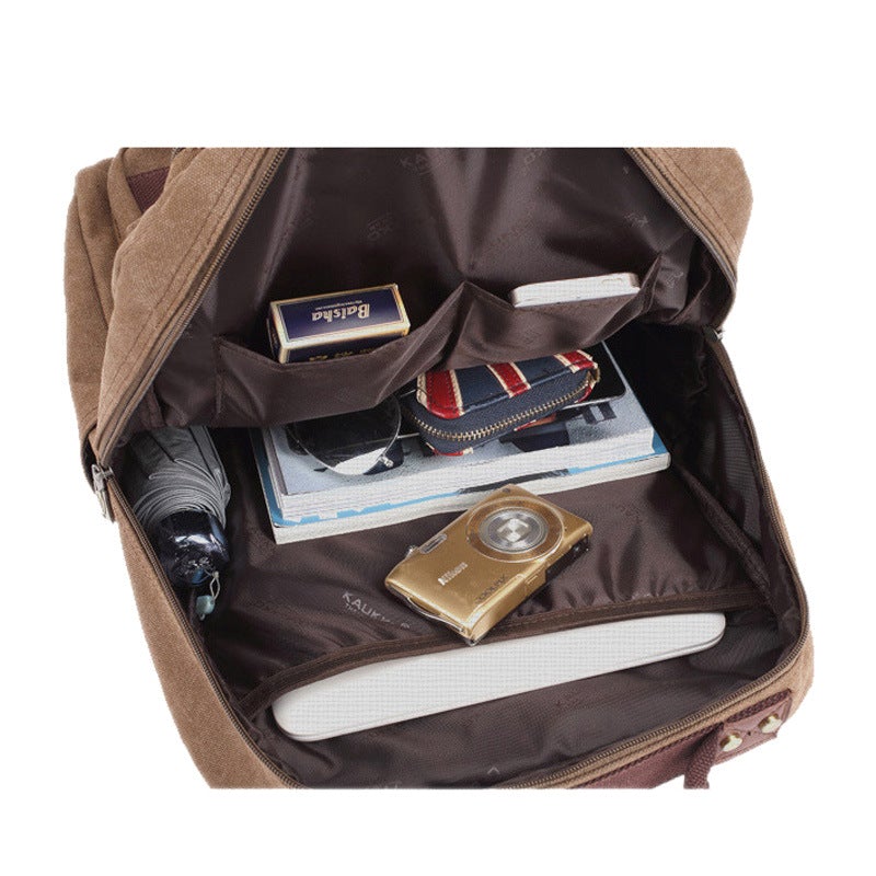 Men's Canvas Travel Backpack For All Occasions