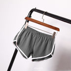 Women's sports shorts, home casual solid-color fashionable yoga beach