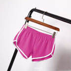 Women's sports shorts, home casual solid-color fashionable yoga beach