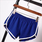 Women's sports shorts, home casual solid-color fashionable yoga beach