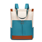 Women's Oxford Cloth Travel Portable Dual-Use Backpack