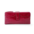 European American Style Ladies PU Leather Oil Wax Wallet