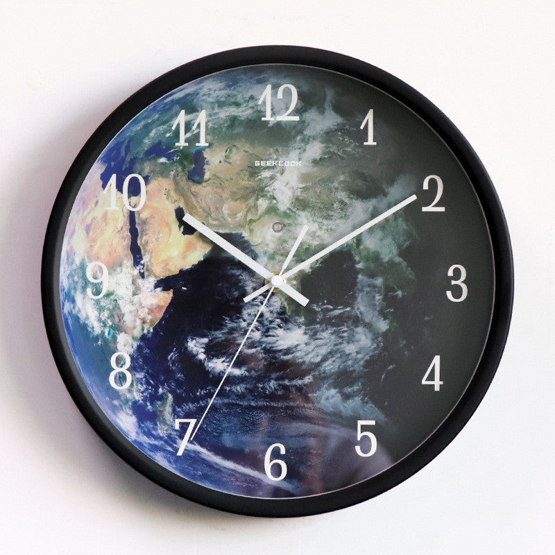 Voice-activated Induction LED Night Light Wall Clock
