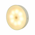 Usb Rechargeable Motion Sensor Light Round Wireless LED