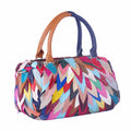 Geometric Pattern Contrast Color Handbag For Women