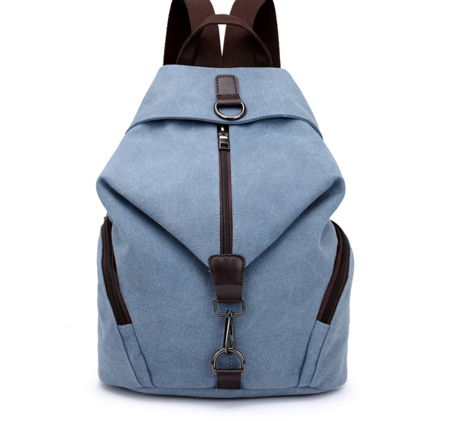 Canvas Fashion Retro Casual College Style Backpack