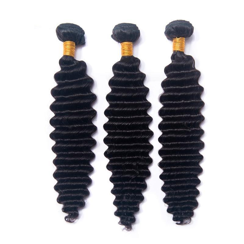 BeuMax 10A Grade 3/4 Loose deep Wave  Bundles with 4x4 Closure