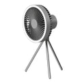 Camping Fan With Lantern Rechargeable Battery Powered Portable Tripod